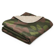 M91 Cucumber Relish CAMO Sherpa Blanket