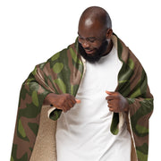 M91 Cucumber Relish CAMO Sherpa Blanket