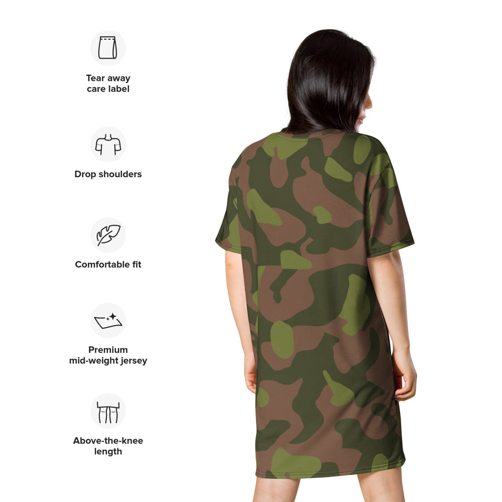 Finnish M91 CAMO T-shirt dress - Womens T-Shirt Dress