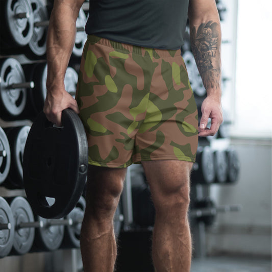 Finnish M91 CAMO Unisex Athletic Long Shorts - XS