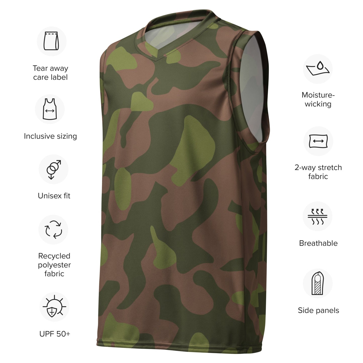 Finnish M91 CAMO unisex basketball jersey - Basketball Jerseys