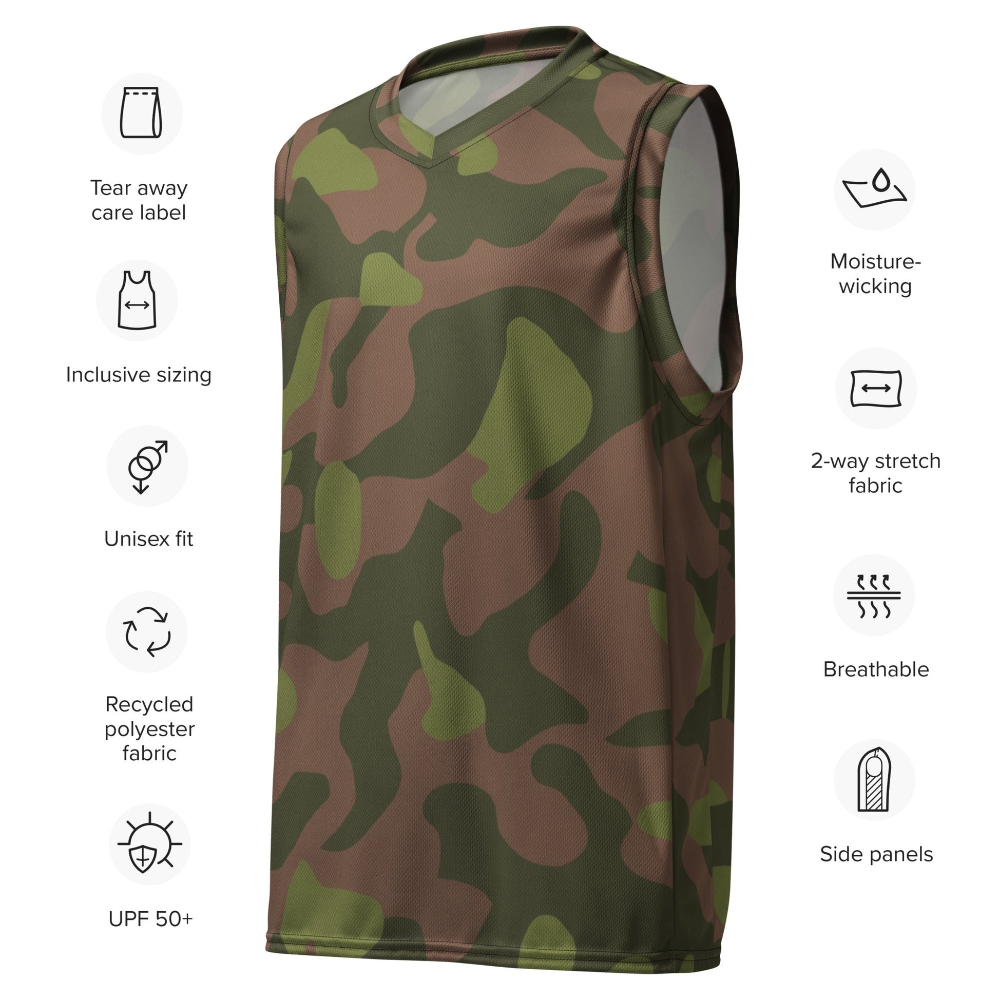 Finnish M91 CAMO unisex basketball jersey - Basketball Jerseys