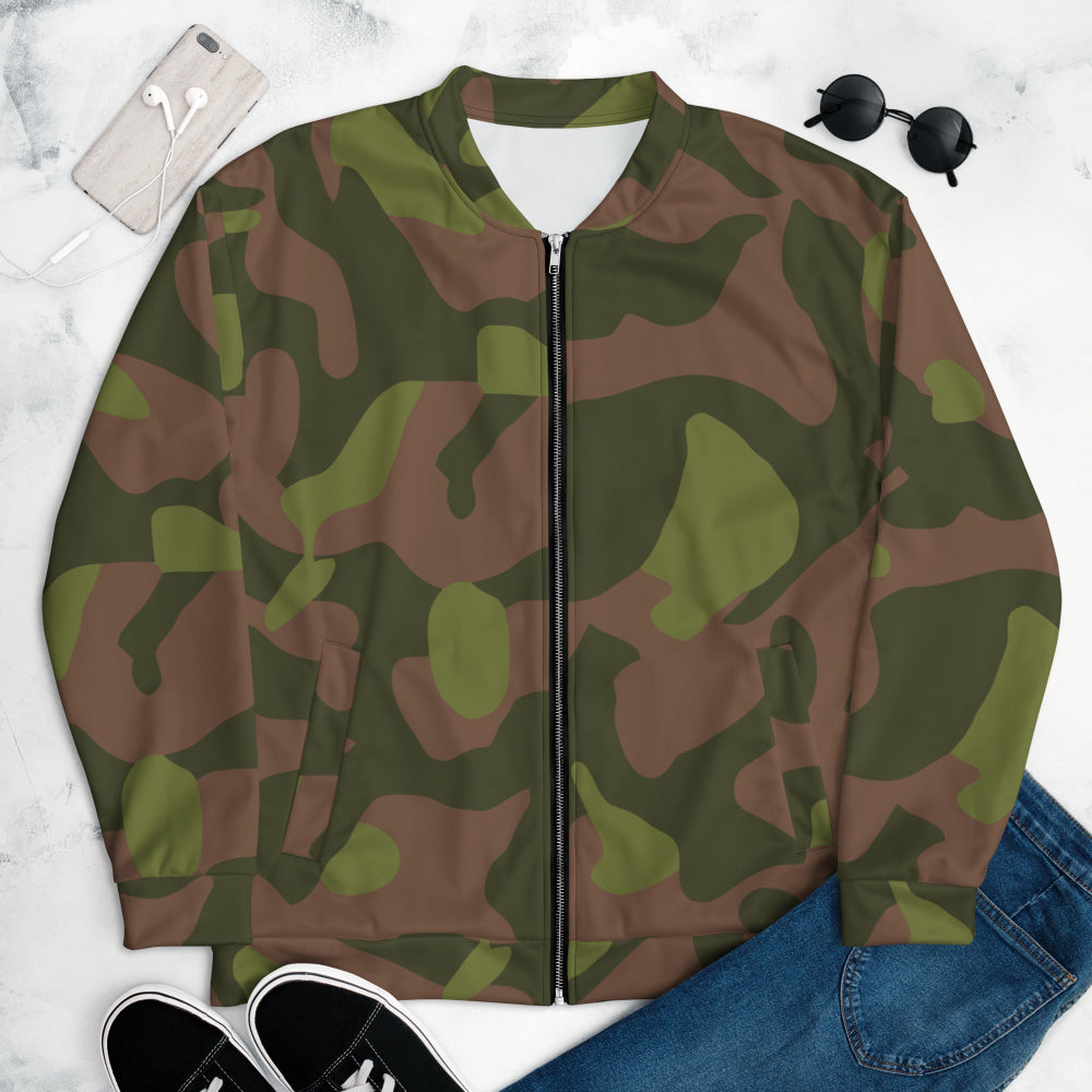 Finnish M91 CAMO Unisex Bomber Jacket - XS