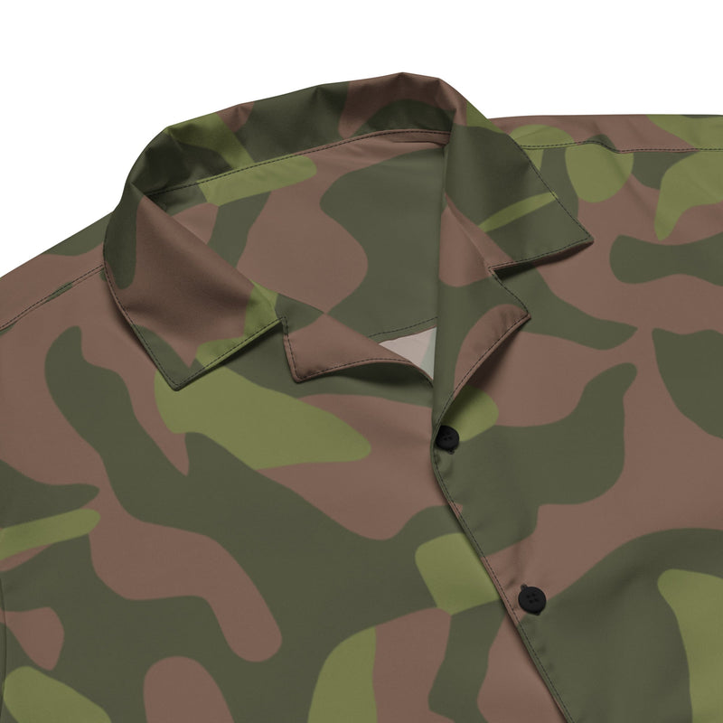 M91 Cucumber Relish CAMO Unisex Short-Sleeve Button Shirt - Button-Up