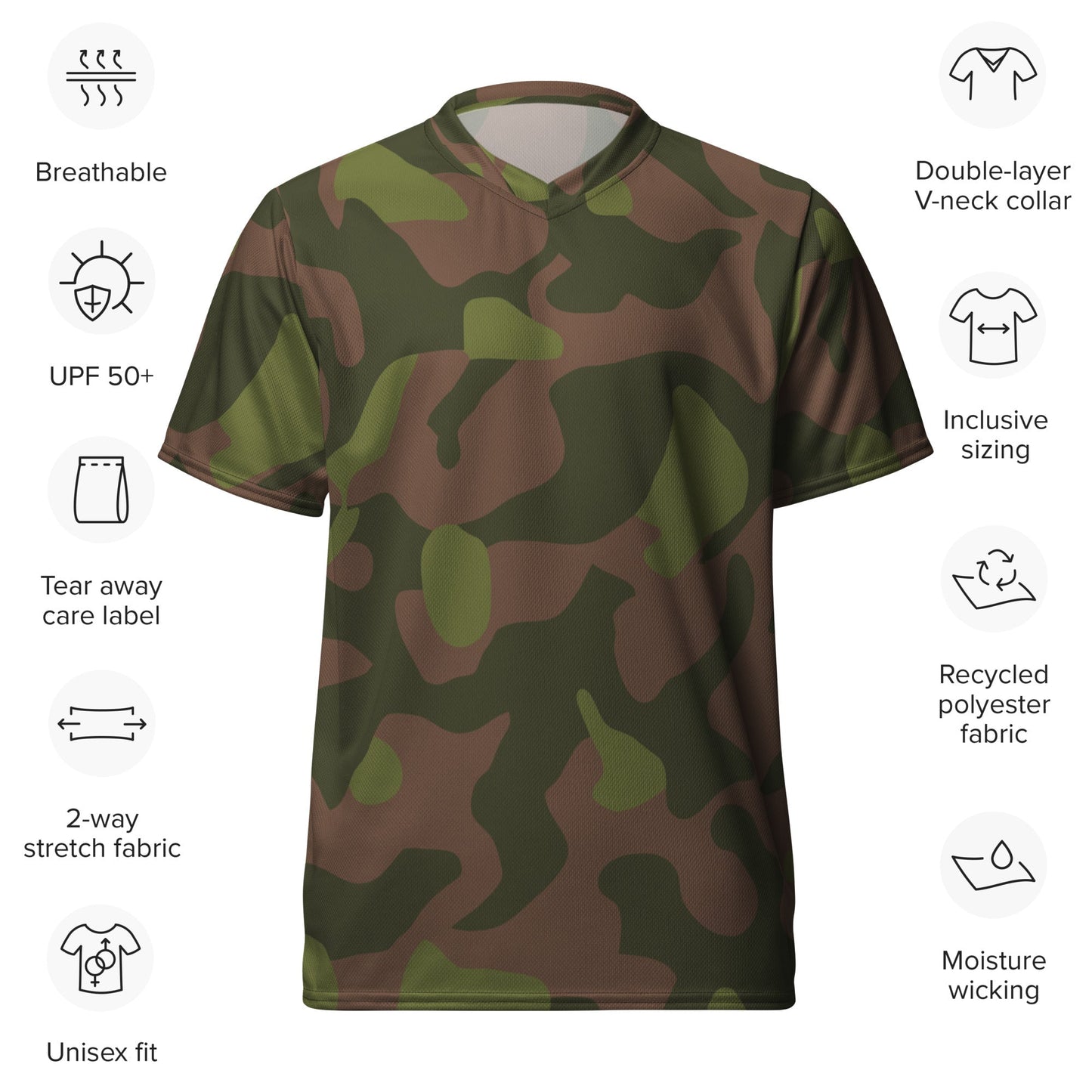 Finnish M91 CAMO unisex sports jersey - Sports Jerseys