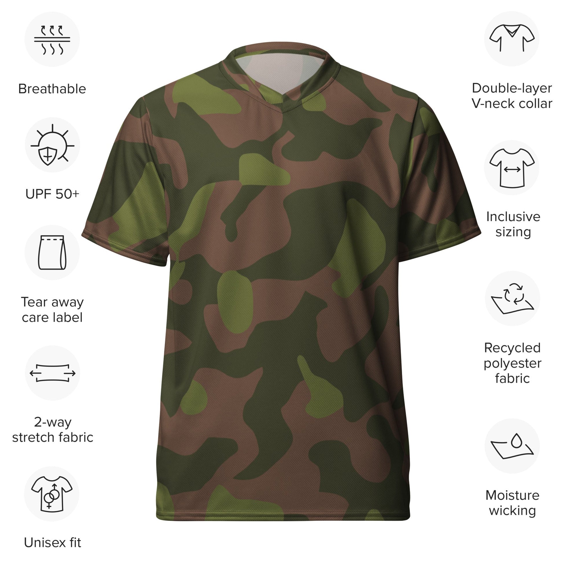 Finnish M91 CAMO unisex sports jersey - Sports Jerseys
