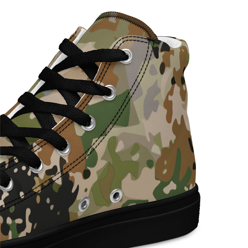 Flecktarn Multitarn Heritage CAMO Mens High-Top Canvas Shoes