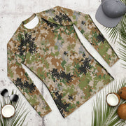 Flecktarn Multitarn Heritage CAMO Mens Long-Sleeve Rash Guard - LS