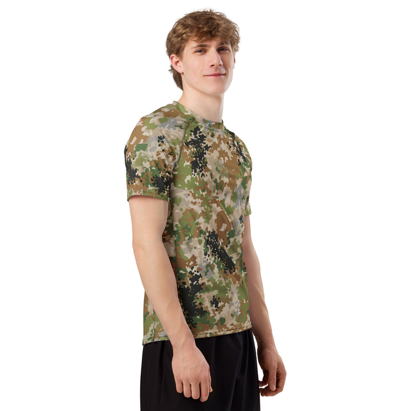 Flecktarn Multitarn Heritage CAMO Mens Short-Sleeve Rash Guard - SS