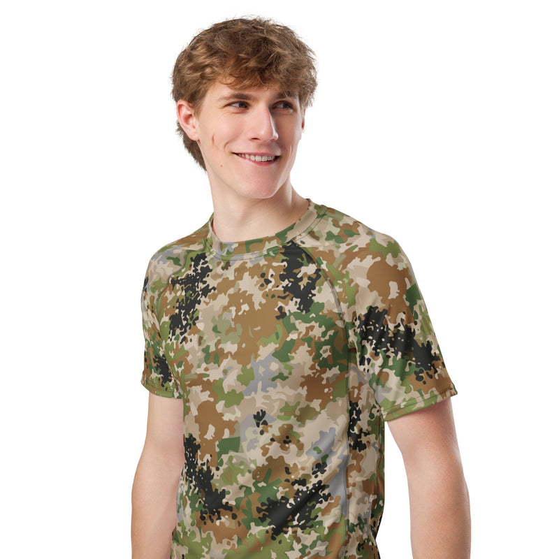 Flecktarn Multitarn Heritage CAMO Mens Short-Sleeve Rash Guard - SS