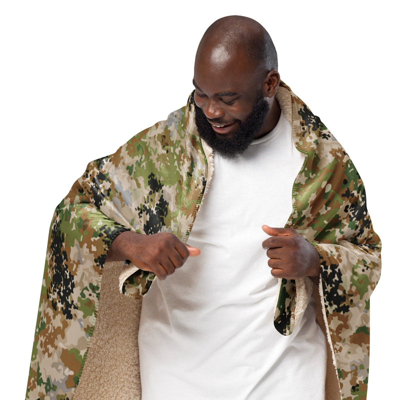 Flecktarn Multitarn Heritage CAMO Sherpa Blanket