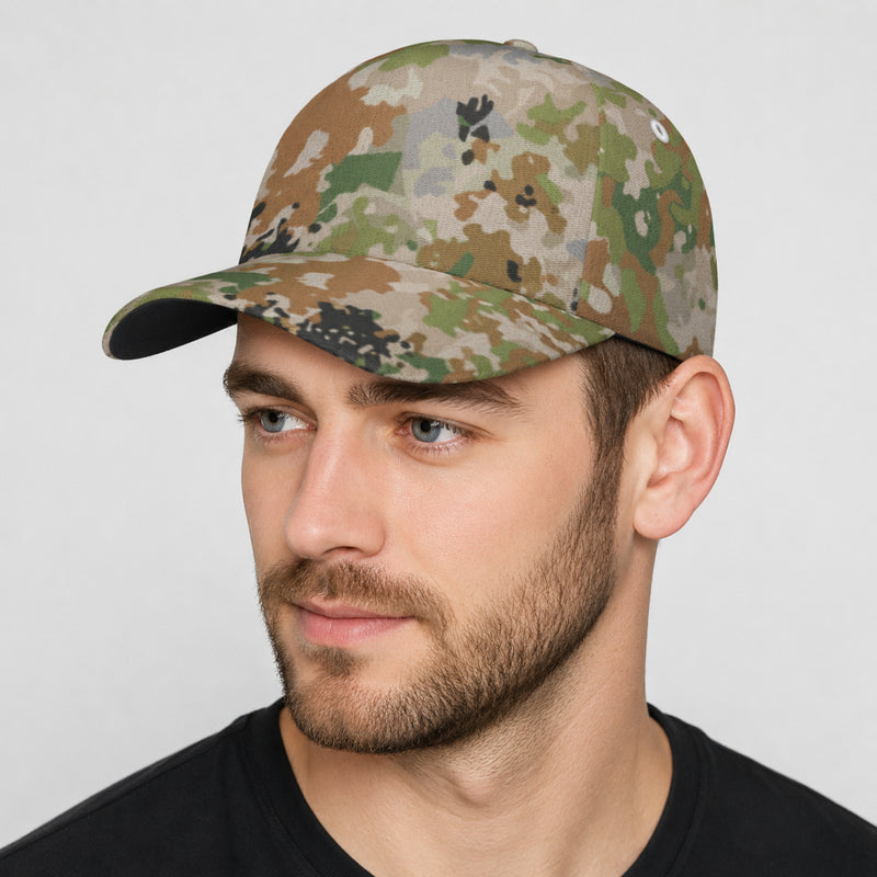 Flecktarn Multitarn Heritage CAMO Snapback Ball Cap - U / White - Head