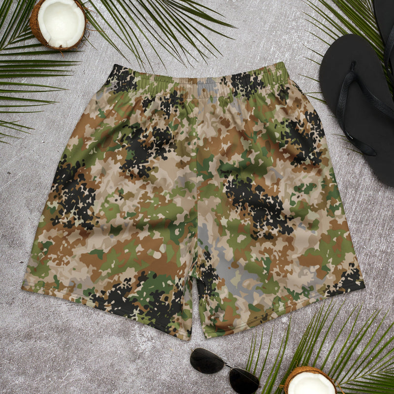 Flecktarn Multitarn Heritage CAMO Unisex Athletic Long Shorts