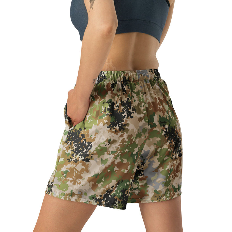 Flecktarn Multitarn Heritage CAMO Unisex Athletic Long Shorts