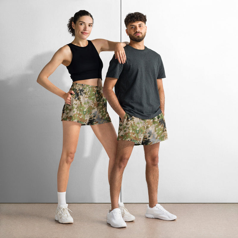 Flecktarn Multitarn Heritage CAMO Unisex Athletic Shorts