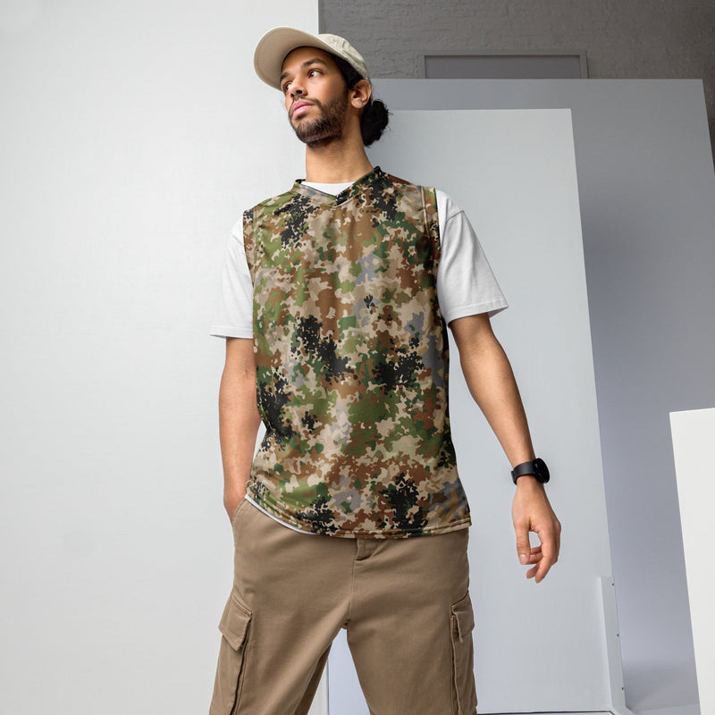 Flecktarn Multitarn Heritage CAMO Unisex Basketball Jersey - 2XS