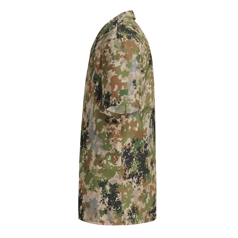 Flecktarn Multitarn Heritage CAMO Unisex Short-Sleeve Button Shirt - Button-Up