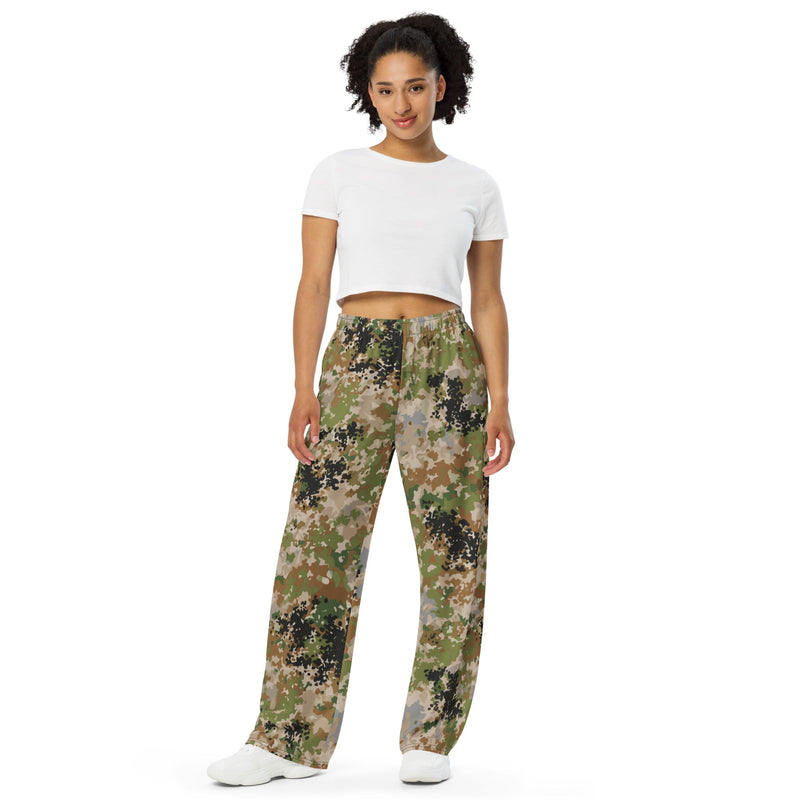 Flecktarn Multitarn Heritage CAMO Unisex Wide-Leg Leisure Pants - Pant