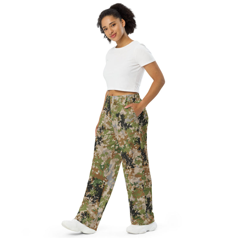 Flecktarn Multitarn Heritage CAMO Unisex Wide-Leg Leisure Pants - Pant