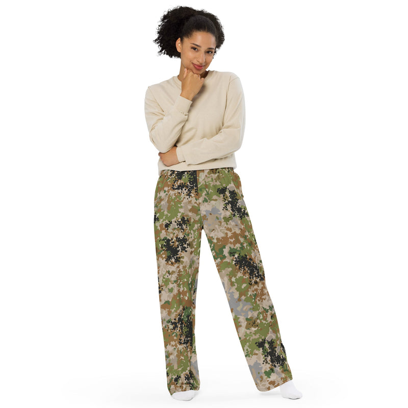 Flecktarn Multitarn Heritage CAMO Unisex Wide-Leg Leisure Pants - Pant