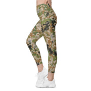 Flecktarn Multitarn Heritage CAMO Womens Leggings with Pockets - Women