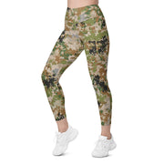 Flecktarn Multitarn Heritage CAMO Womens Leggings with Pockets - Women
