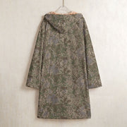 Flecktarn Multitarn Shadow CAMO Men’s Horn Button Long Fleece Coat - Jacket