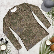 Flecktarn Multitarn Shadow CAMO Mens Long-Sleeve Rash Guard - LS