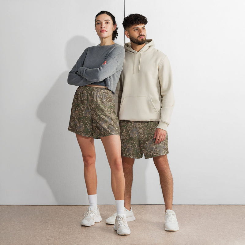 Flecktarn Multitarn Shadow CAMO Unisex Athletic Long Shorts