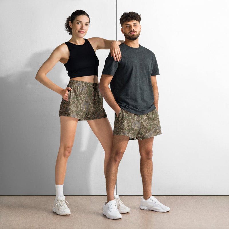 Flecktarn Multitarn Shadow CAMO Unisex Athletic Shorts