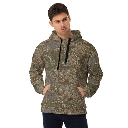 Flecktarn Multitarn Shadow CAMO Unisex Hoodie - 2XS