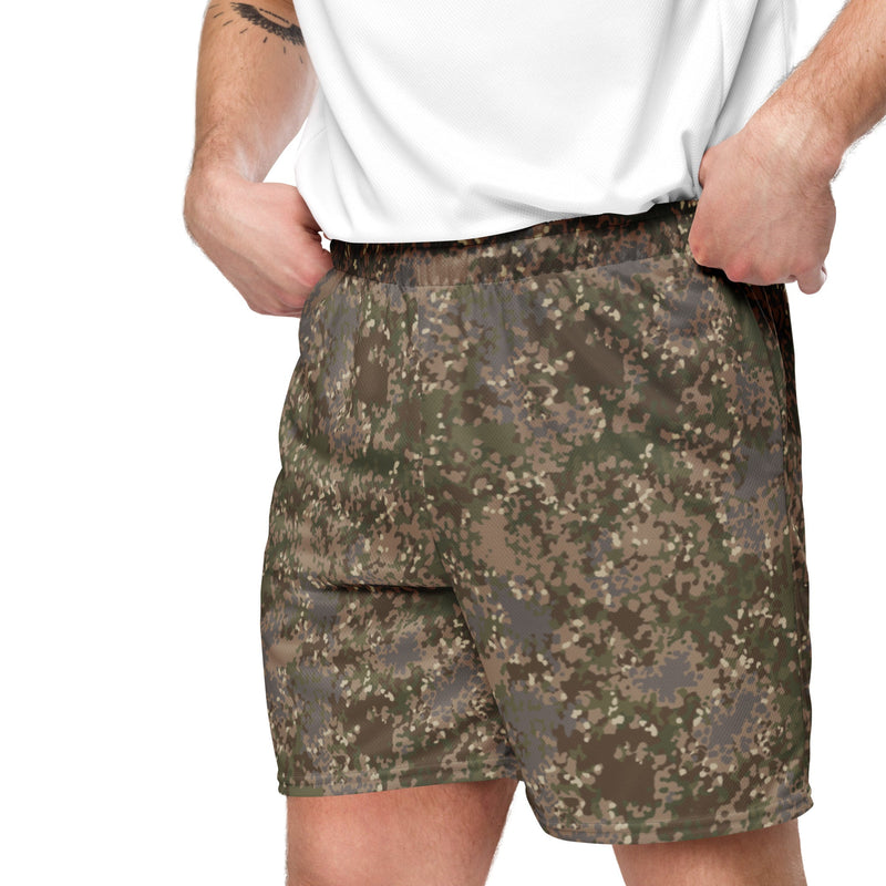 Flecktarn Multitarn Shadow CAMO Unisex Mesh Shorts