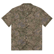Flecktarn Multitarn Shadow CAMO Unisex Short-Sleeve Button Shirt - 2XS - Button-Up