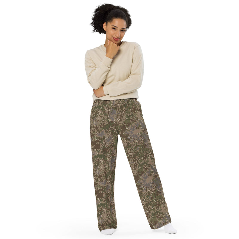 Flecktarn Multitarn Shadow CAMO Unisex Wide-Leg Leisure Pants - Pant