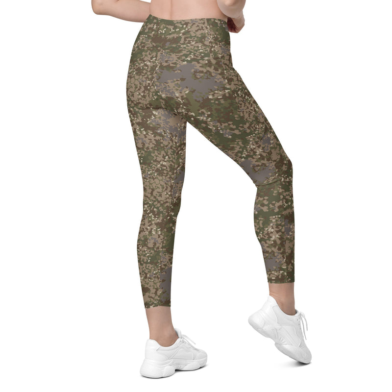 Flecktarn Multitarn Shadow CAMO Womens Leggings with Pockets - Women