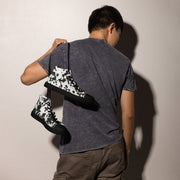 Flecktarn Scandinavian Snow CAMO Mens High-Top Canvas Shoes