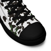 Flecktarn Scandinavian Snow CAMO Mens High-Top Canvas Shoes