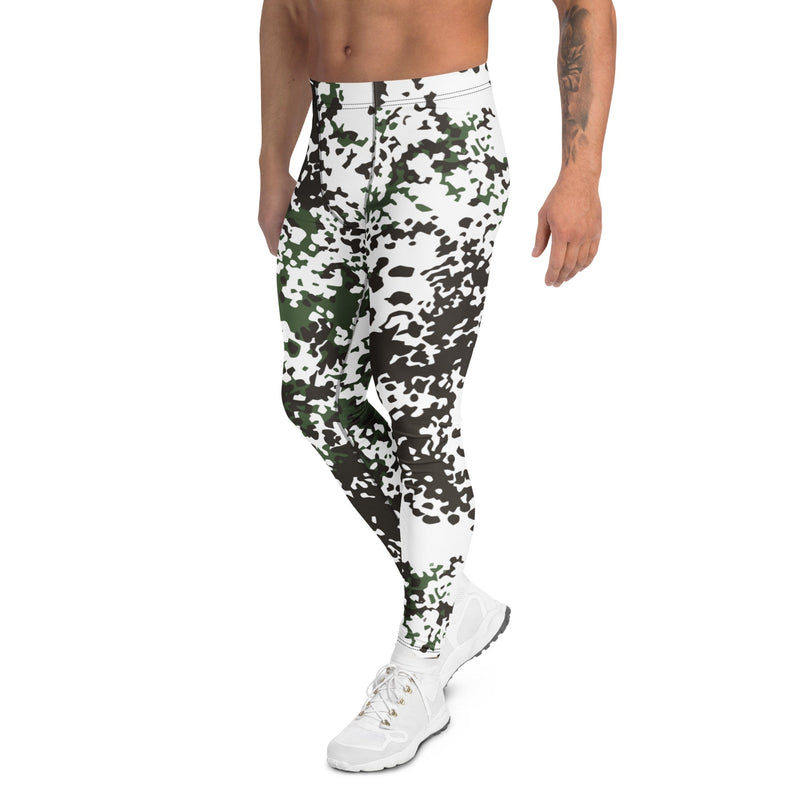 Flecktarn Scandinavian Snow CAMO Mens Leggings - Men