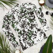 Flecktarn Scandinavian Snow CAMO Mens Long-Sleeve Rash Guard - LS