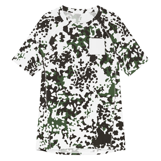 Flecktarn Scandinavian Snow CAMO Mens Short-Sleeve Rash Guard - 2XS - SS