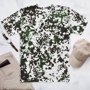Flecktarn Scandinavian Snow CAMO Mens T-Shirt - Shirt - Tee