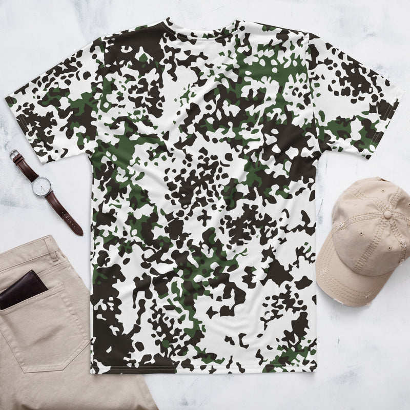 Flecktarn Scandinavian Snow CAMO Mens T-Shirt - Shirt - Tee