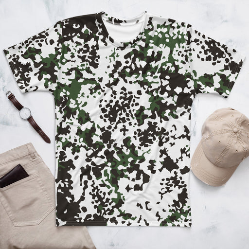 Flecktarn Scandinavian Snow CAMO Mens T-Shirt - XS - Shirt - Tee