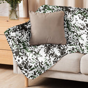 Flecktarn Scandinavian Snow CAMO Sherpa Blanket