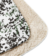 Flecktarn Scandinavian Snow CAMO Sherpa Blanket