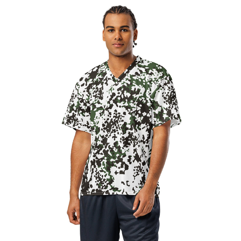 Flecktarn Scandinavian Snow CAMO Unisex American Football Jersey