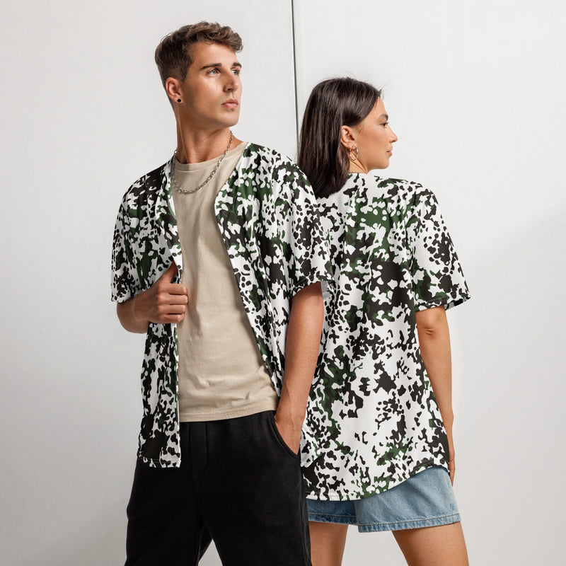 Flecktarn Scandinavian Snow CAMO Unisex Baseball Jersey - 2XS