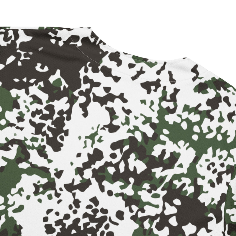 Flecktarn Scandinavian Snow CAMO Unisex Baseball Jersey