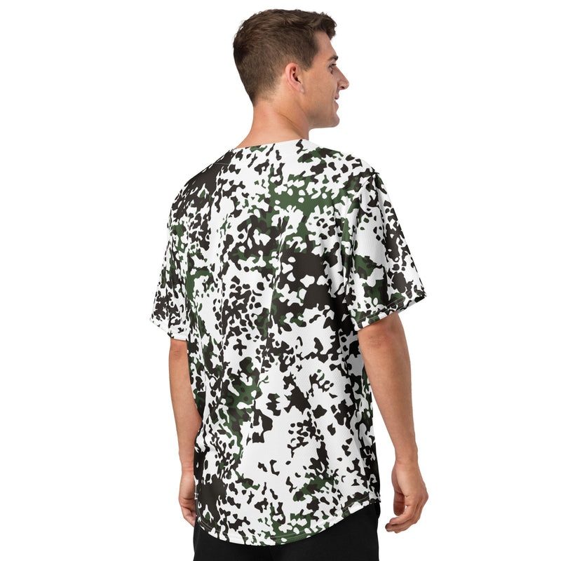 Flecktarn Scandinavian Snow CAMO Unisex Baseball Jersey