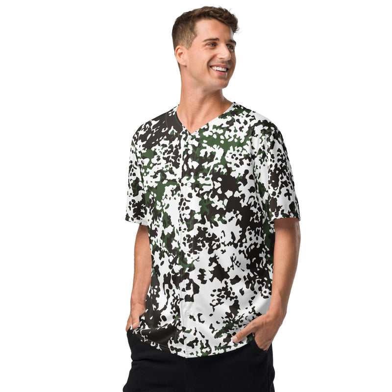 Flecktarn Scandinavian Snow CAMO Unisex Baseball Jersey